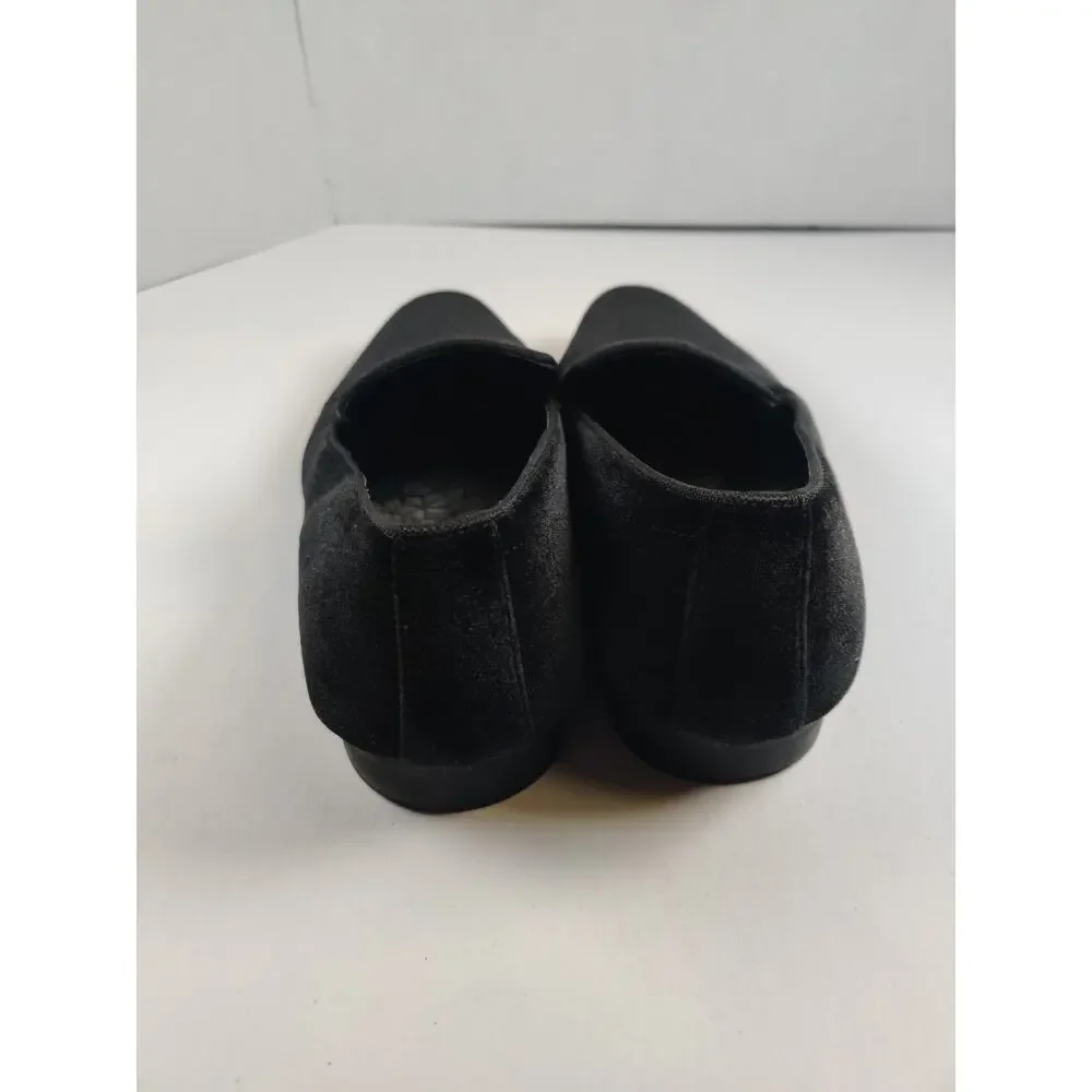 Steve Madden Men's Velvet Loafers Size 9.5 Black Slip-On